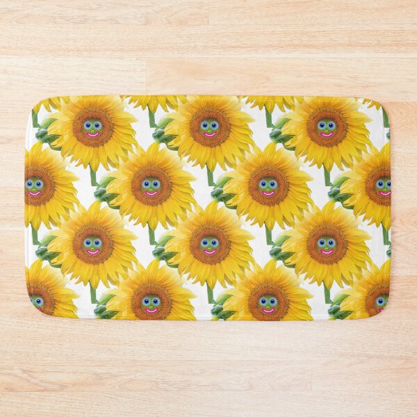 Item preview, Smiling Sunflower Face Seamless Pattern designed and sold by kristalcurt.