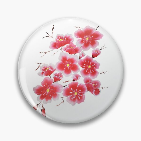 Item preview, Japanese Cherry Blossom One Stroke Art designed and sold by ArtOfMelania.