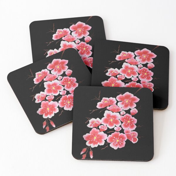 Item preview, Japanese Cherry Blossom One Stroke Art designed and sold by ArtOfMelania.