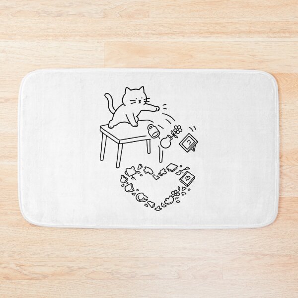 Item preview, Cat Chaos Creates A Heart Cute Cat Lover Design designed and sold by MonkiFlipp.