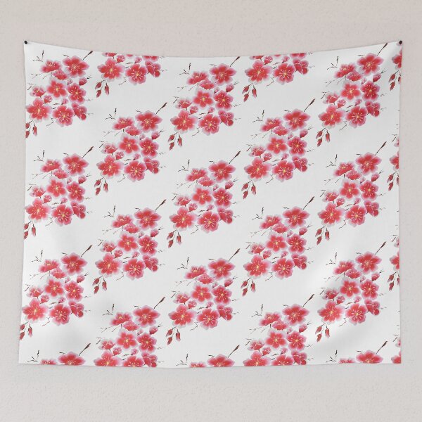Item preview, Japanese Cherry Blossom One Stroke Art designed and sold by ArtOfMelania.