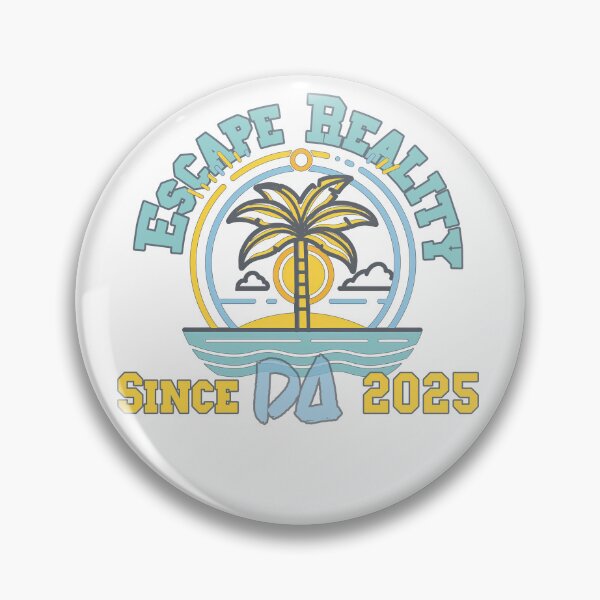 Item preview, Escape Reality Vintage Varsity Palm Tree Retro Beach Tropical Streetwear Graphic designed and sold by DesignArtist.ia.