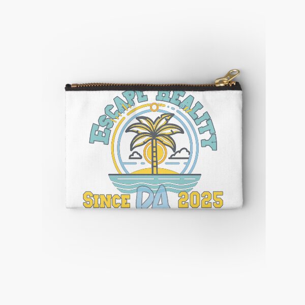 Item preview, Escape Reality Vintage Varsity Palm Tree Retro Beach Tropical Streetwear Graphic designed and sold by DesignArtist.ia.