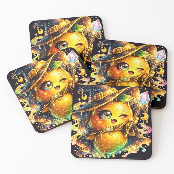 Item preview, Neon Mango Monster Creepy Cute Art designed and sold by ChaEmm_Studio.