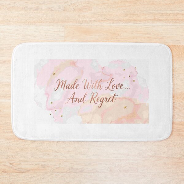 Item preview, Made With Love And Regret - Funny Sarcastic DIY Craft Fail Quote designed and sold by Petringo.
