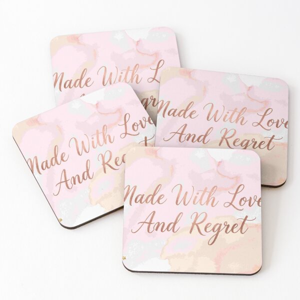 Item preview, Made With Love And Regret - Funny Sarcastic DIY Craft Fail Quote designed and sold by Petringo.