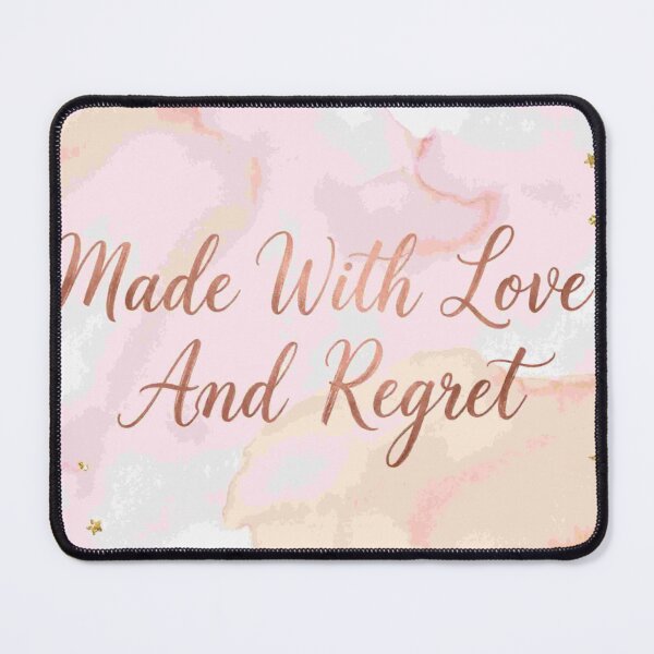 Item preview, Made With Love And Regret - Funny Sarcastic DIY Craft Fail Quote designed and sold by Petringo.