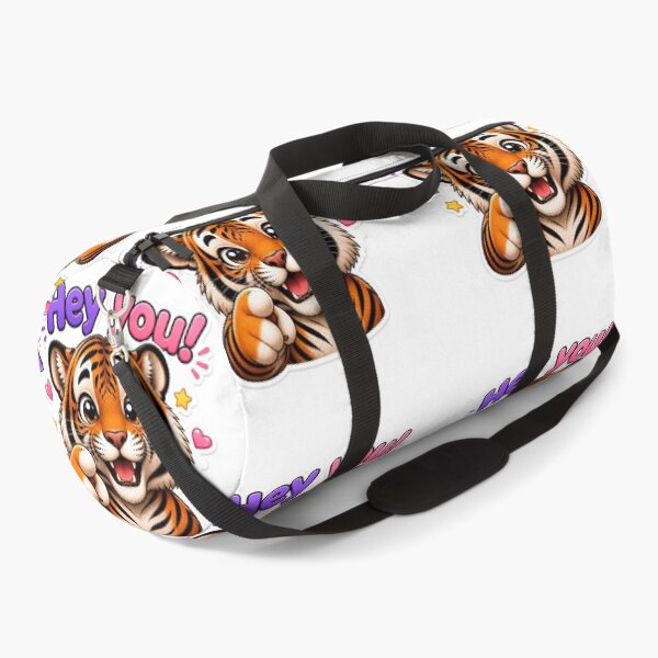 Item preview, Cute Tiger Hey You Chibi Sticker designed and sold by PremVerse.