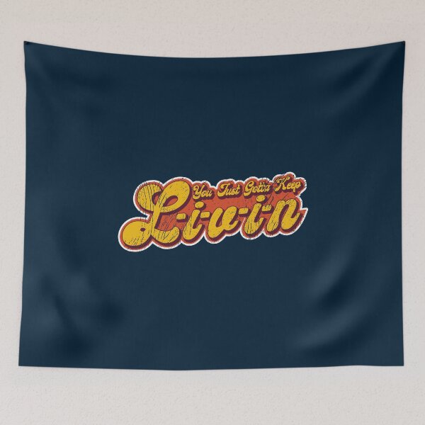 Item preview, L.I.V.I.N. You Just Gotta Keep Livin' Retro Seventies Vintage designed and sold by unrealindeed.