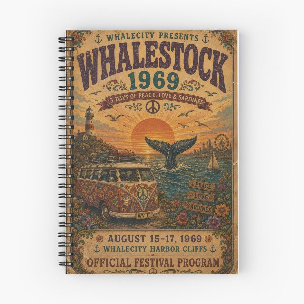 Item preview, Whalestock 1969 Official Festival Program designed and sold by lorelunestudio.