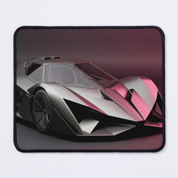 Item preview, Angular Pink Cyberpunk Supercar Concept designed and sold by IntelliMindDesigns.