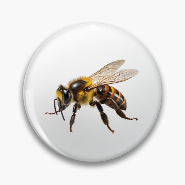 Item preview, Honey bee isolated on transparent background designed and sold by MiraCleAI.