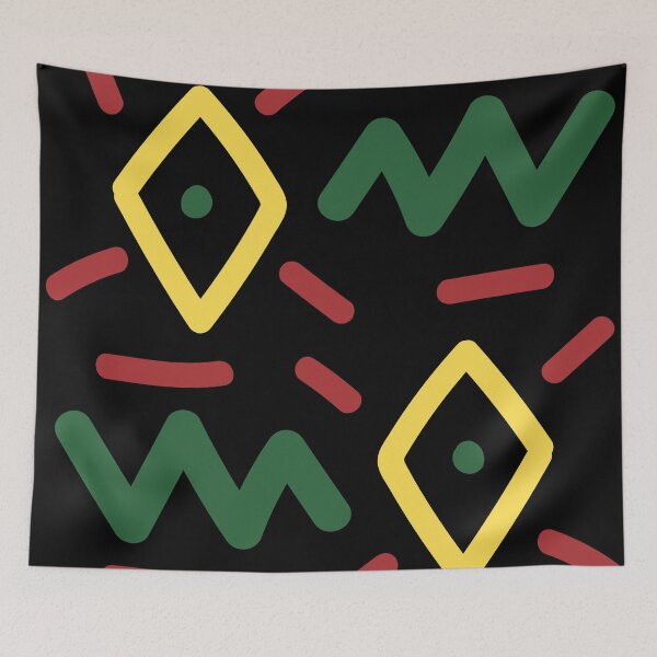 Item preview, Traditional African Bogolan Mudcloth Pattern designed and sold by Wolagno.