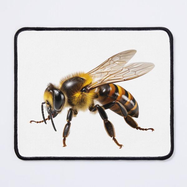 Item preview, Honey bee isolated on transparent background designed and sold by MiraCleAI.