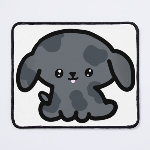Item preview, Cute Spotted Dark Grey Chibi Puppy designed and sold by AestheteArchive.