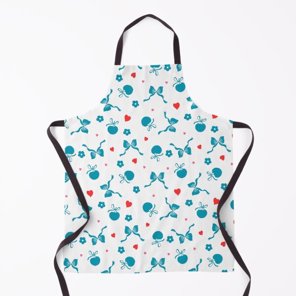 Item preview, Cute Blue Bows and Hearts Seamless Pattern on Black Background designed and sold by LinaDesign Store.