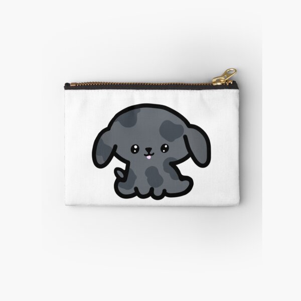 Item preview, Cute Spotted Dark Grey Chibi Puppy designed and sold by AestheteArchive.