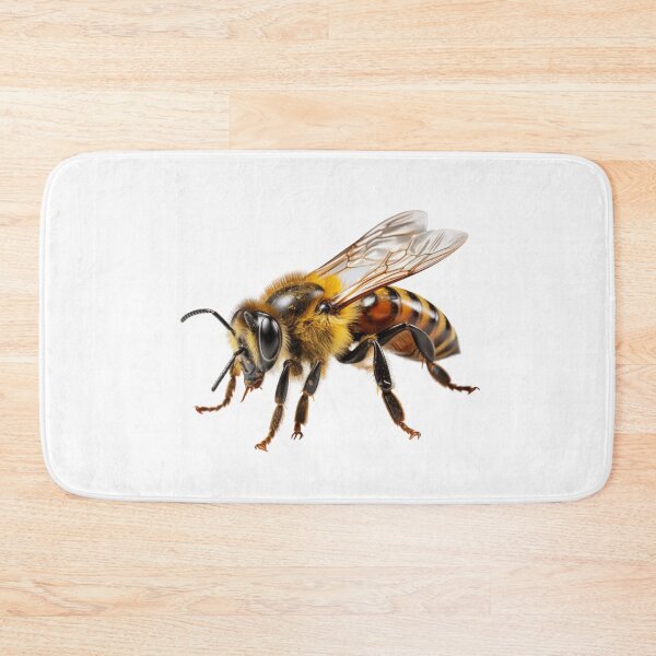 Item preview, Honey bee isolated on transparent background designed and sold by MiraCleAI.
