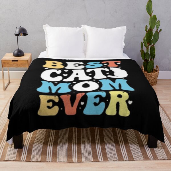 Item preview, Vintage Wavy Best Cat Mom Ever Shirt – Aesthetic Cat Lover Gift designed and sold by LunaCat Studio.