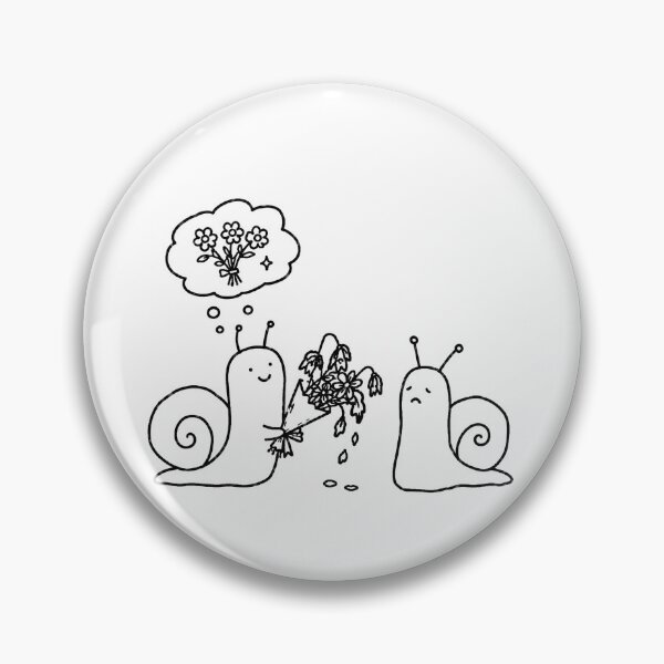 Item preview, Cute Snail Giving Flowers Romantic Design designed and sold by MonkiFlipp.