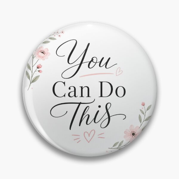Item preview, You Can Do This | Cute Motivational Typography Quote Design | Positive Mindset Aesthetic Sticker designed and sold by Sanika arts .