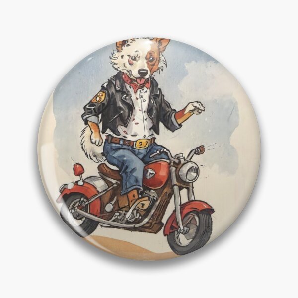 Item preview, Motorcyclist dog designed and sold by ZeusGallery.