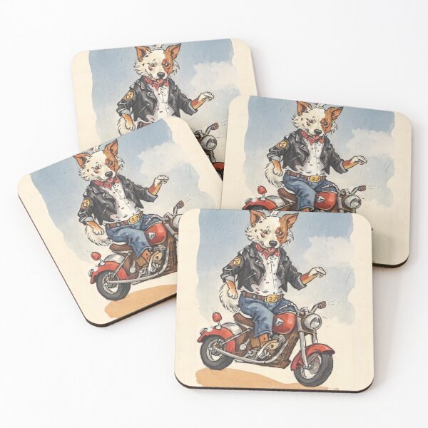 Item preview, Motorcyclist dog designed and sold by ZeusGallery.