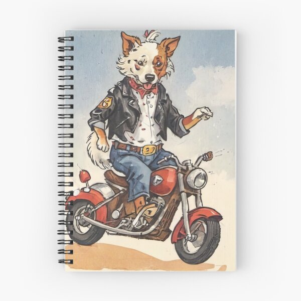 Item preview, Motorcyclist dog designed and sold by ZeusGallery.