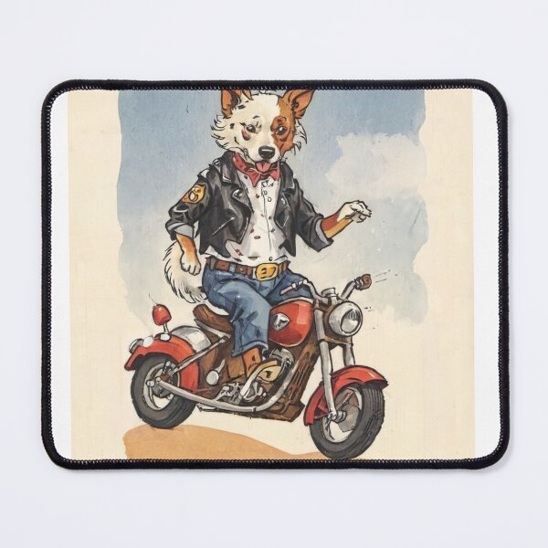 Item preview, Motorcyclist dog designed and sold by ZeusGallery.