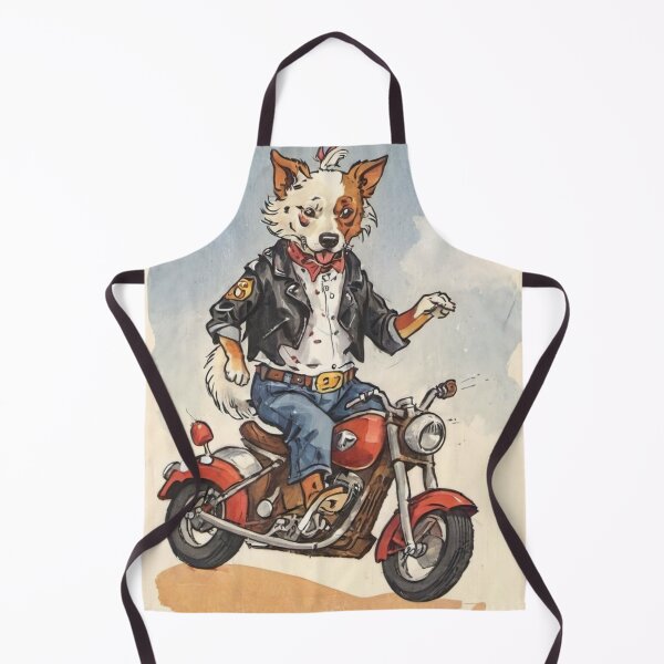 Item preview, Motorcyclist dog designed and sold by ZeusGallery.