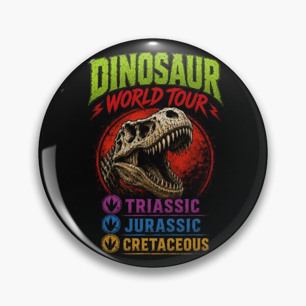 Item preview, Dinosaur Tour Dates Prehistoric Legend Parody designed and sold by Retr0Tshirts.