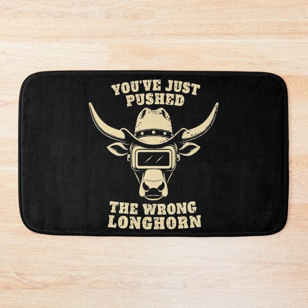 Item preview, You Picked The Wrong Longhorn Funny Cowboy Welder Western Bull designed and sold by RusticMeadow.