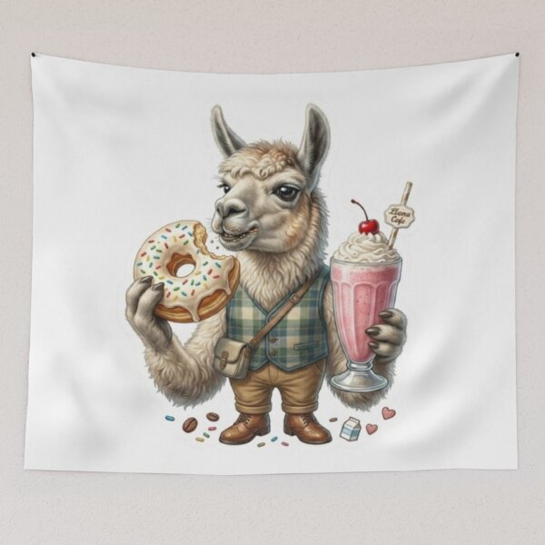 Item preview, Llama Dine designed and sold by Snurly.