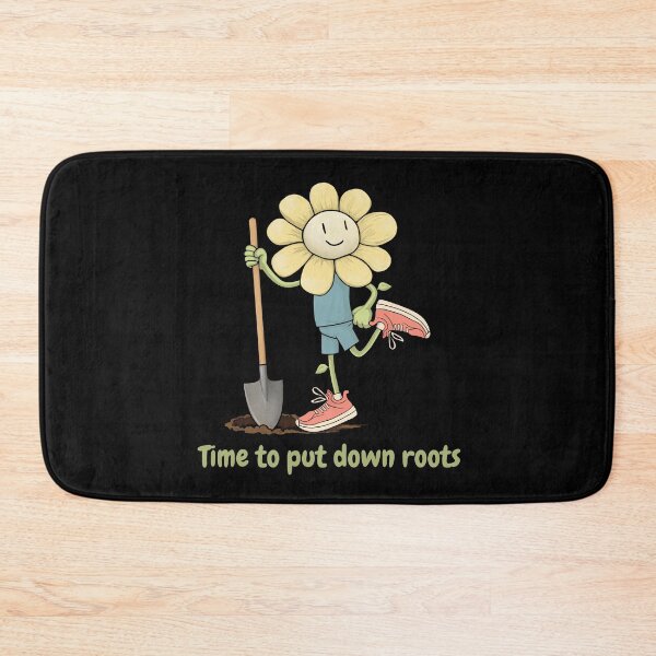 Item preview, Cute Flower with Shovel Time to Put Down Roots  designed and sold by FMproject.