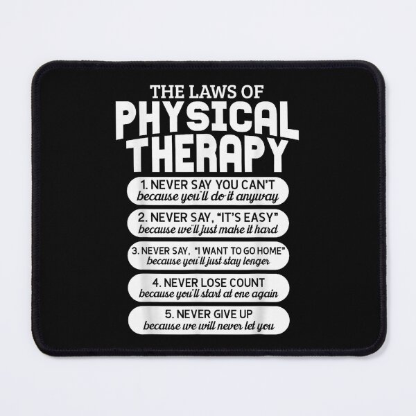 Item preview, Physiotherapy Funny Laws designed and sold by goombi-creative.