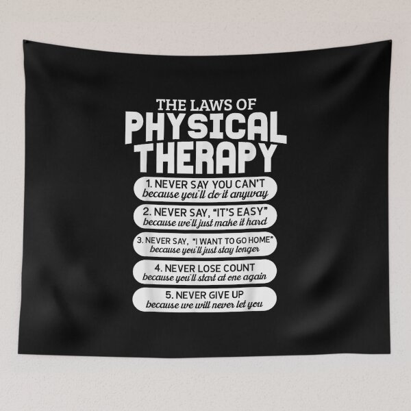 Item preview, Physiotherapy Funny Laws designed and sold by goombi-creative.