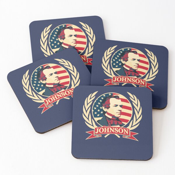 Item preview, Andrew Johnson 17th US President Portrait designed and sold by marke770.