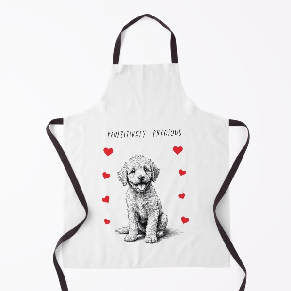 Item preview, Cute Goldendoodle Puppy with Hearts | Adorable Dog Lover Gift designed and sold by Rosaliartbook.