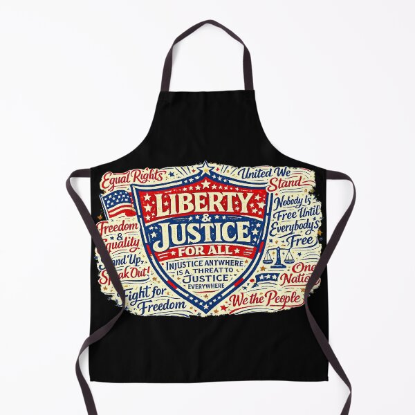 Item preview, ✴️ SHIELD OF DEMOCRACY COLLECTION ✴️ - LIBERITY AND JUSTICE FOR ALL - v2 designed and sold by WheelieGdArt.