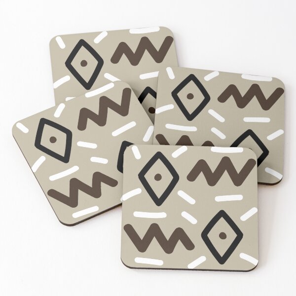Item preview, Traditional African Bogolan Mudcloth Pattern designed and sold by Wolagno.