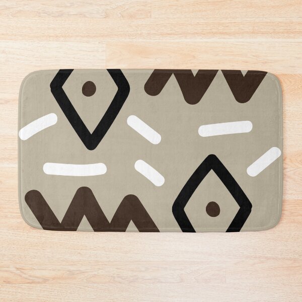 Item preview, Traditional African Bogolan Mudcloth Pattern designed and sold by Wolagno.