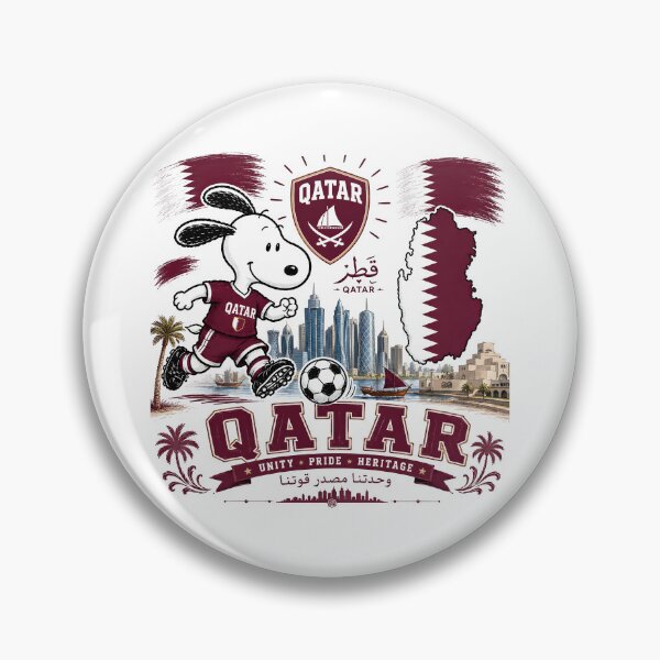 Item preview, Snoopy Qatar Team World Cup 2026 designed and sold by Har-vee.