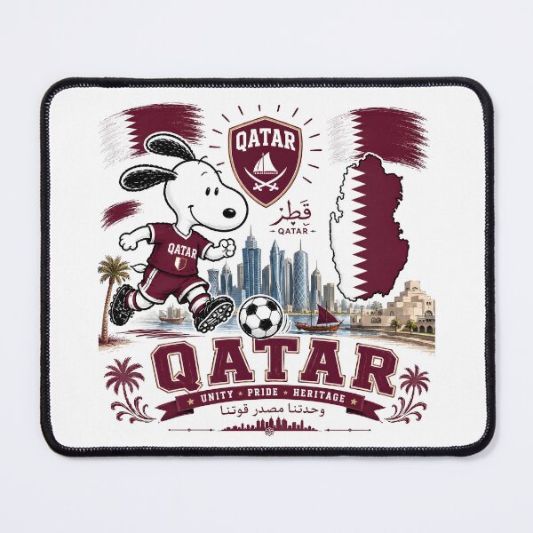 Item preview, Snoopy Qatar Team World Cup 2026 designed and sold by Har-vee.