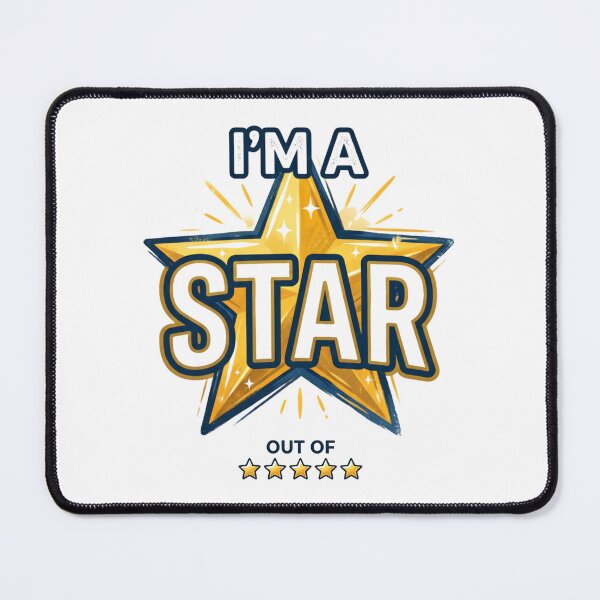 Item preview, I'm A Star Out Of 5 – Funny Sarcastic Rating Design designed and sold by DesignsCreative.