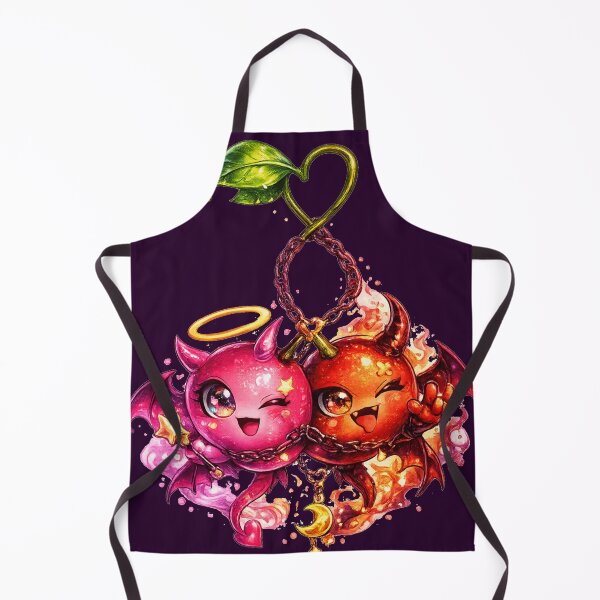 Item preview, Neon Cherry Monster Creepy Cute Art designed and sold by ChaEmm_Studio.