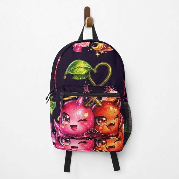 Item preview, Neon Cherry Monster Creepy Cute Art designed and sold by ChaEmm_Studio.