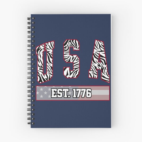 Item preview, USA Est 1776 Zebra Print Varsity Patriotic Design designed and sold by DjFreeq.