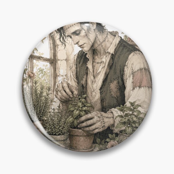 Item preview, Frankenstein's Creature - Cottagecore Garden designed and sold by Riah Studio.