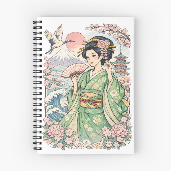 Item preview, Japanese Elegance – Emerald Serenity designed and sold by Japan Design Villa725.