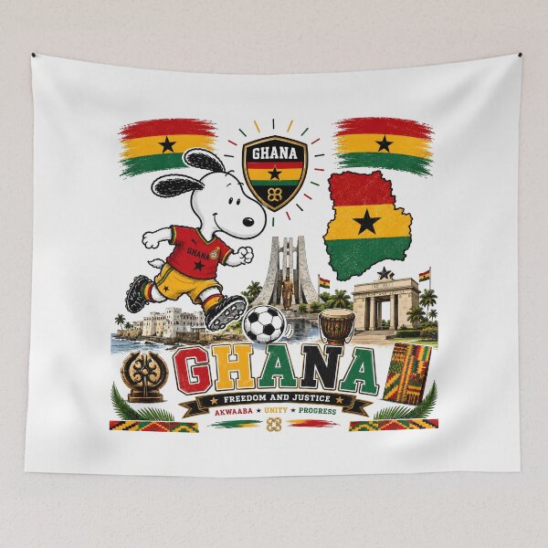 Item preview, Snoopy Ghana Team World Cup 2026 designed and sold by Har-vee.